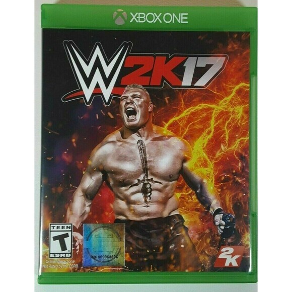 Microsoft W2K17 WWE - XBOX ONE Wrestling game Brock Lesnar Goldberg John Cena - Picture 1 of 1